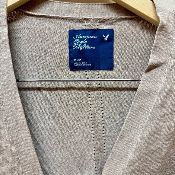 American Eagle Outfitters tan cardigan - Picture 2 of 3